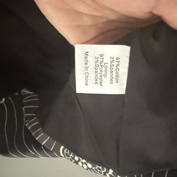 Tuckernuck Strapless Top  XXL 2XL Black Womens Posy Floral Marnie Blouse NWT - Picture 7 of 13